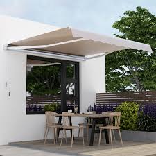 Outdoor Manual Retractable Awning Cover