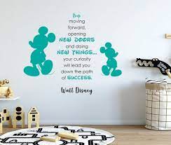 Walt Disney Quote Decal Mickey Mouse