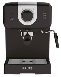 Krups xp5240 pump espresso machine with krups precise tamp technology and stainless steel housing, silver. Krups Krups Opio Steam Pump Xp320840 Traditional Pump Espresso Coffee Machine 1 5l Black Cappuccino Xp320840