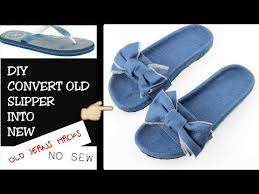 YouTube Diy slippers Diy flip flops How to make slippers