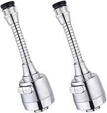 When turning the head, it will have a slight single stream from the middle , biut the spray continues as well. Spysee Faucet Sprayer Attachment Kitchen Sink 360 Flexible Hose Extension Universal Aerator Head Replacement Water Saving Nozzle Filter Adapter Tap Silver 2 Pack Amazon Com