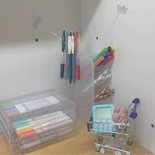 100均アイテムでもok 勉強垢でも見かける みんなが工夫している勉強机の上 デスク収納 ガールズキャラクターマガジン shuu shuu girl 勉強部屋のインテリア 収納 デスク 勉強机 おしゃれ