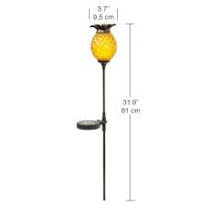 These high capacity home depot outdoor lights solar are powered with bright leds that disperse strong sunshine lights on the roads and are durable at alibaba.com, you can find home depot outdoor lights solar that are not only attractive but durable at the same time too. Hampton Bay Solar Orange Outdoor Integrated Led Landscape Path Light With Glass Pineapple Hd29234 The Home Depot