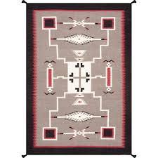 geometric wool area rug