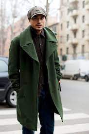 Forest Green Pea Coat Great Fall Look