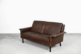 Brown Leather Sofa 3330 By Arne Vodder