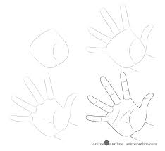 Imagine how amused your peers will be when they. How To Draw Hand Poses Step By Step Animeoutline