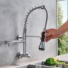 Kitchen Faucet Wall Mounted Single