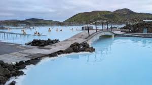 visiting the blue lagoon in iceland