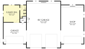 garage plan for multiple rv s plus