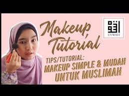 tips tutorial makeup simple mudah