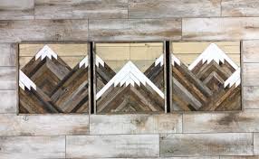 Reclaimed Wood Wall Art Wood