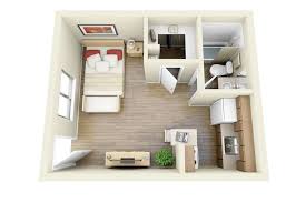 500 square foot apartment floor plans
