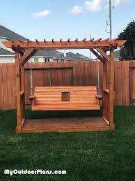 Pergola Deck With Swing Diy Project