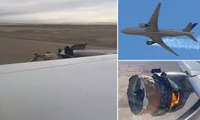 A united airlines flight was forced to return to denver international airport saturday after it suffered an engine failure shortly after takeoff, sending aircraft debris raining down on soccer fields, homes and yards in a denver suburb. Aqhx1wxghwcgm