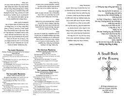 We strongly encourage its daily recitation. Small Book Of The Rosary Printable Http Artandverse Weebly Com Prayersoraciones Html Praying The Rosary Catholic Rosary Prayer Guide Rosary Guide