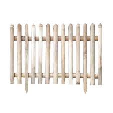 Bamboo Picket Garden Fence Bpb