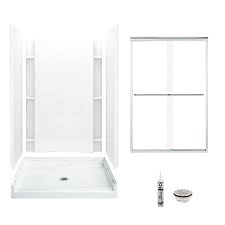 Free shipping on current trends. Sterling Accord White 5 Piece 48 In X 36 In X 77 In Alcove Shower Kit In The Shower Stalls Enclosures Department At Lowes Com