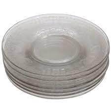 American Pressed Clear Dishes Glass