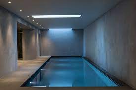 Basement Swimming Pool Surrounded By