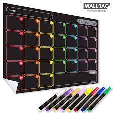 Walltac Re Adhesive Dry Erase Monthly