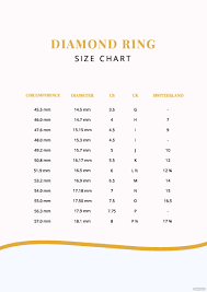 diamond ring size chart pdf
