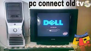 Hook up another end of your hdmi cable to the hdmi socket of your monitor. Hdmi Av How To Connect Pc Laptop To Old Tv Led Tv Hdtv Youtube