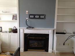 Wire Concealment Over Fireplace Tv