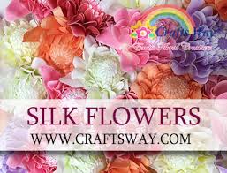 artificial silk flowers whole
