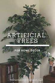 Shop for artificial trees in artificial plants and flowers. Using A Faux Tree For Home Decor Review Homemaking Organized