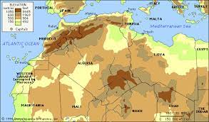 It limits the settlement along the mediterranean coastline and in egypt along the river nile. North Africa Region Africa Britannica