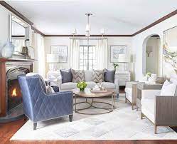 23 blue and gray living room ideas