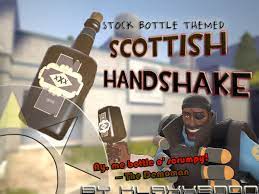 Stock bottle themed scottish handshake [Team Fortress 2] [Mods]