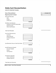 Proper reconciliation of all your accounts is the only way to be sure you are looking for accurate financial reports. Daily Reconciliation Sheet Resume Examples Resume Template