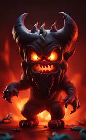 photo of y halloween devil monster