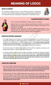 logos definition and exles of logos