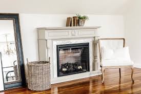 Farmhouse Mantle Makeover She Holds