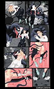 Spiderman- Gwen vs. Venom - Porn Cartoon Comics