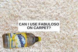 can i use fabuloso on carpet