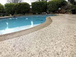 exposed aggregate pool decks pebble