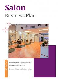 salon business plan pdf word doent