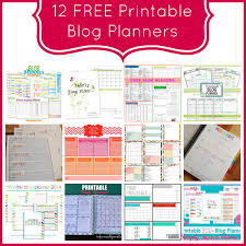 12 Free Printable Blog Planners Simply Sweet Home