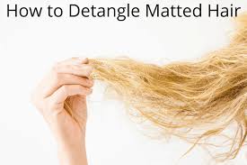 detangle matted hair untangle knots