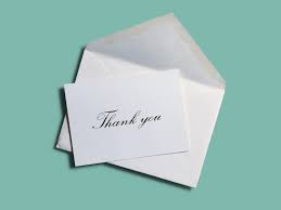 how to write a thank you note for every
