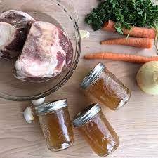 how to make bone broth stovetop slow