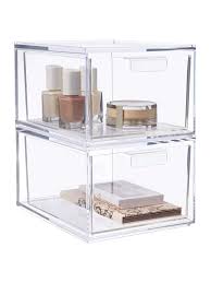 1pc clear makeup storage box shein
