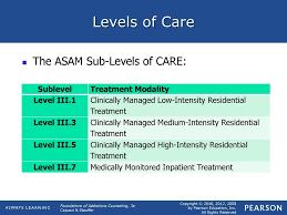Levels Of Care Continuum Of Care Asam Patient Placement