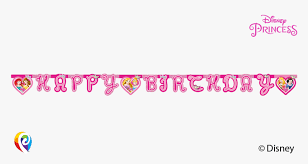 happy birthday banner disney princess