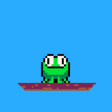 Green frog character wallpaper, feelsbadman, pepe (meme), memes. Bouncy Animated Pixel Art Frog Saultoons Album On Imgur