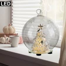 Great savings & free delivery / collection on many items. Led Table Deco Lamp Glass Sphere Christmas Winter Fir Tree Living Sleep Room Design Shelf Lamp Etc Shop Lamps Furniture Technology Household All From One Source Etc Shop